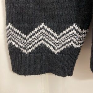 Talbots Black and White Women's Cardigan Sweater